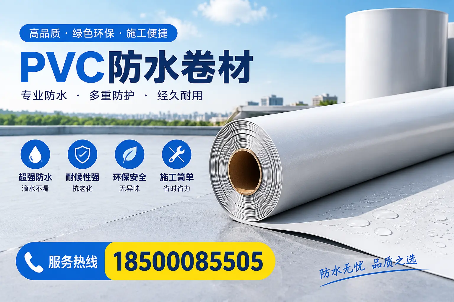 选用PVC防水卷材时需要避开的常见误区,特别是在新乡